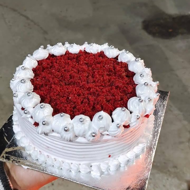 Naked Red Velvet Cake - In Bloom Bakery